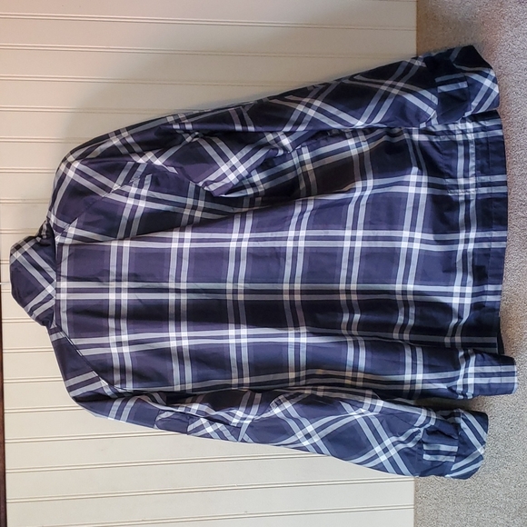 EUC Air Jordan jacket windbreaker size medium gray black white checkered - Picture 5 of 7